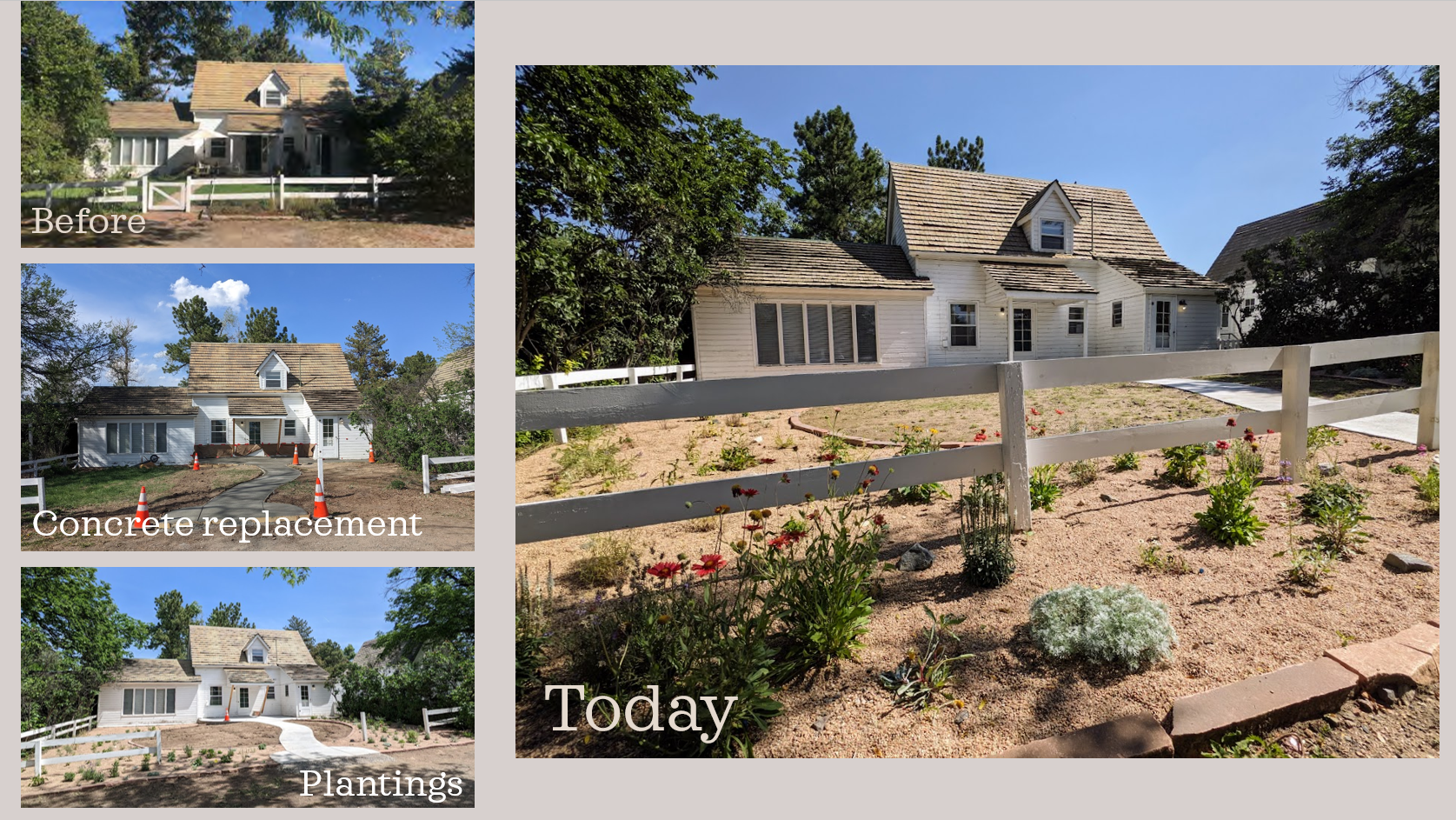 Before and Today - Farmhouse